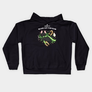 Lucky’ s Black Cat Fan Club Kids Hoodie